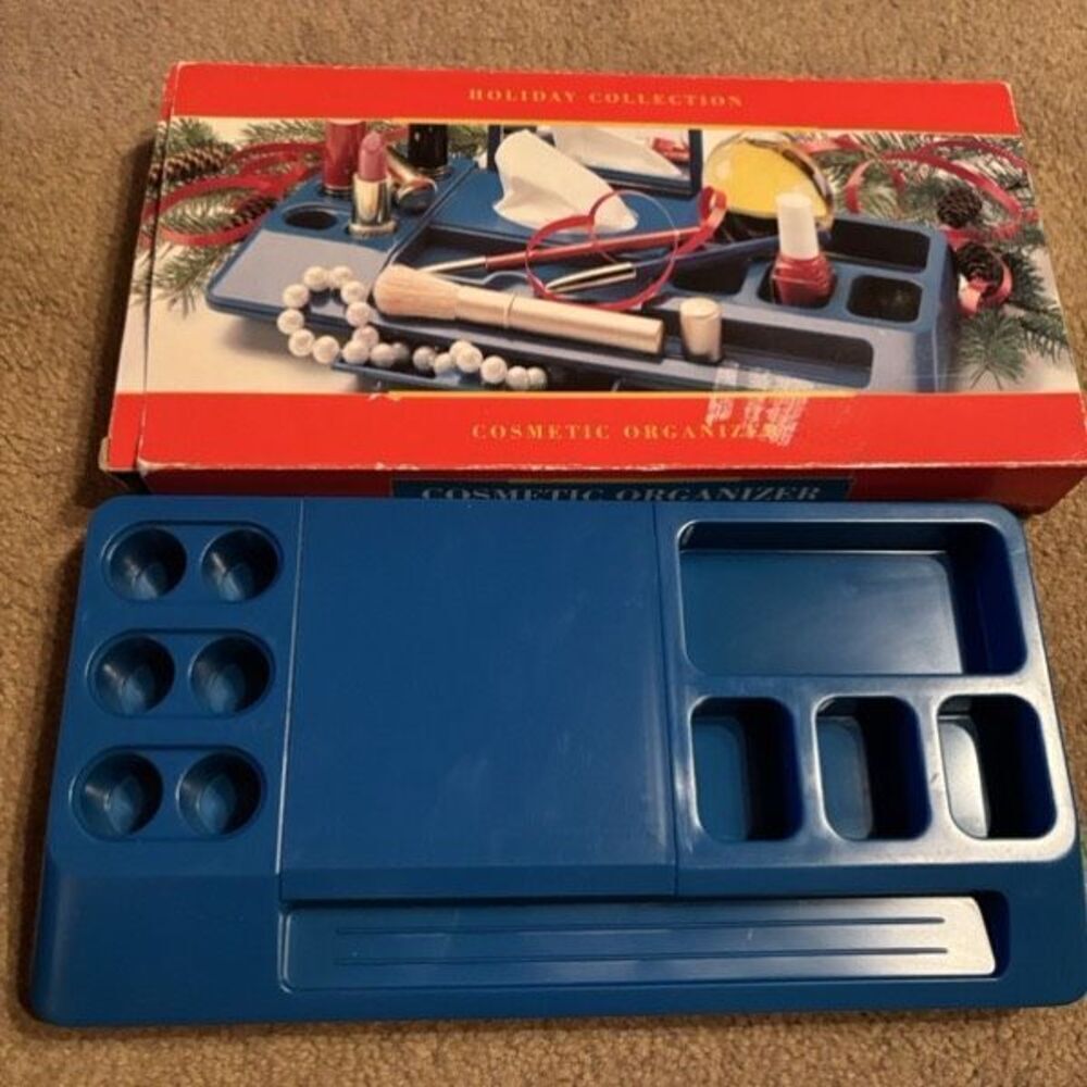 Vintage Walmart 1993 Holiday Collection Cosmetic Organizer *New*